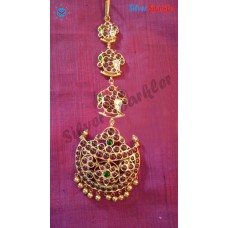 Traditional Temple jewellery Annam(swan) and Chandrakalai  Head Single set or Chutti