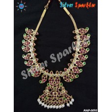 Traditional churul(curl) Mango necklace with pendant