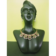 Kerala famous Temple jewellery,  Pallakka necklace model 6