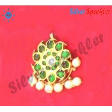 Traditional Temple jewellery Tiny Mango Flower Pendant