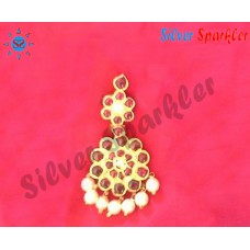Traditional Temple jewellery Small Flower Pendant