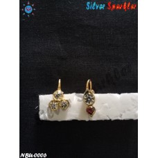 Traditional Temple Jewellery, Nathu and Bulaku for Bharathanatyam dancers